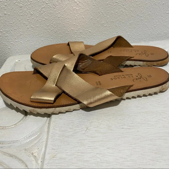 Joie San Remo Sandals in Rose Gold 38 - Picture 7 of 8
